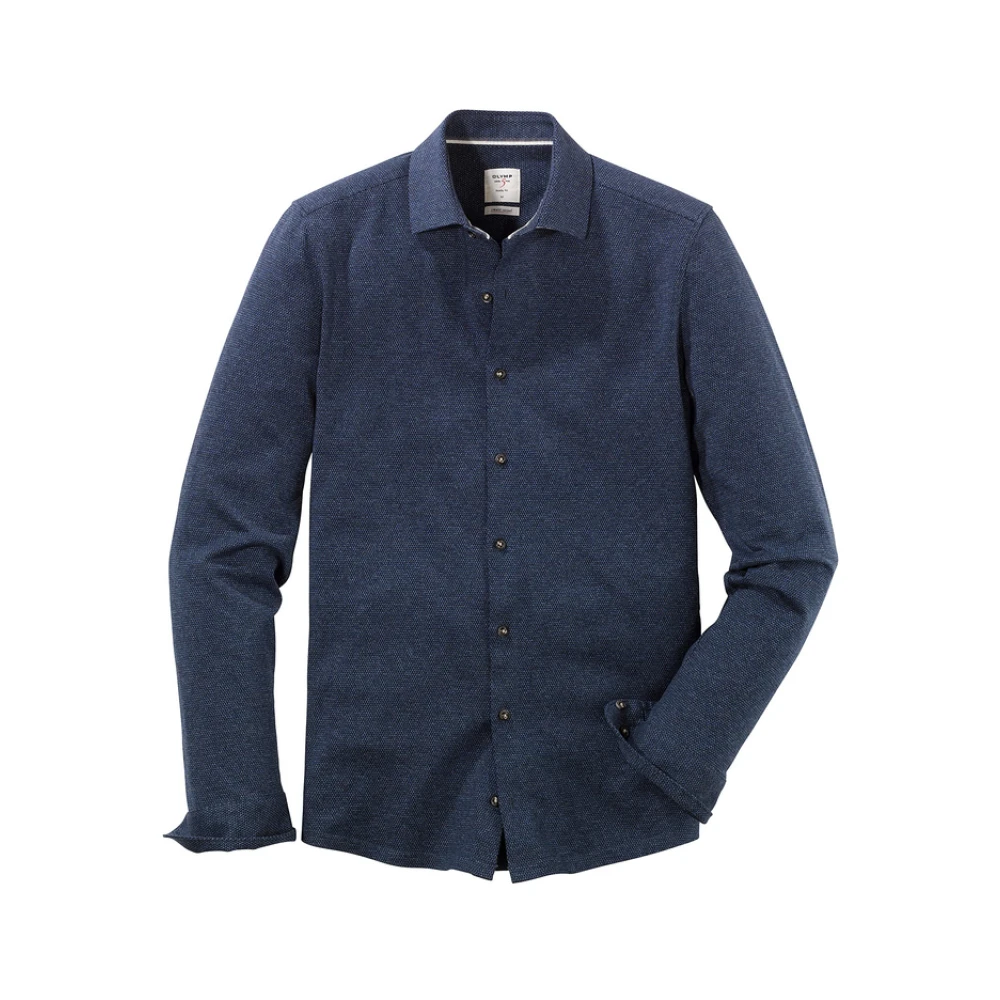 Olymp Casual overhemd met lange mouwen Blue Heren