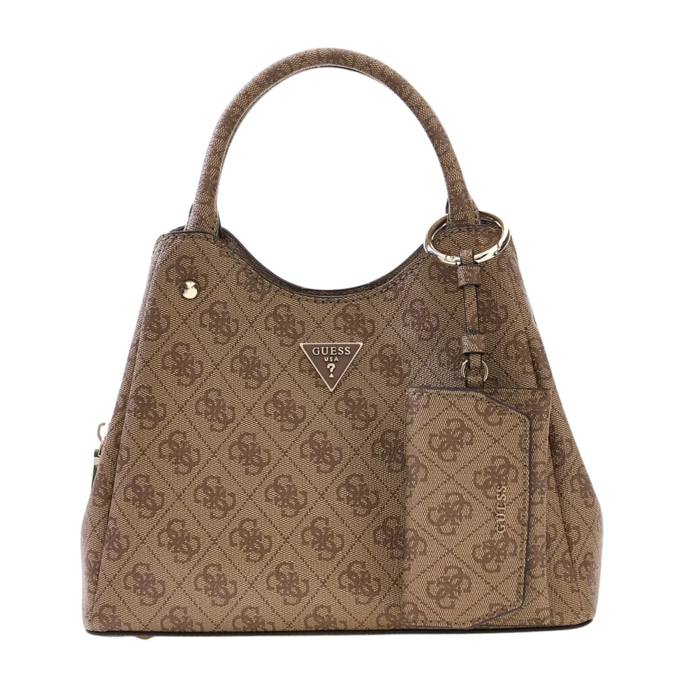 Guess Donna Beige Borsa Lorella Logo Sm - Immagine 2
