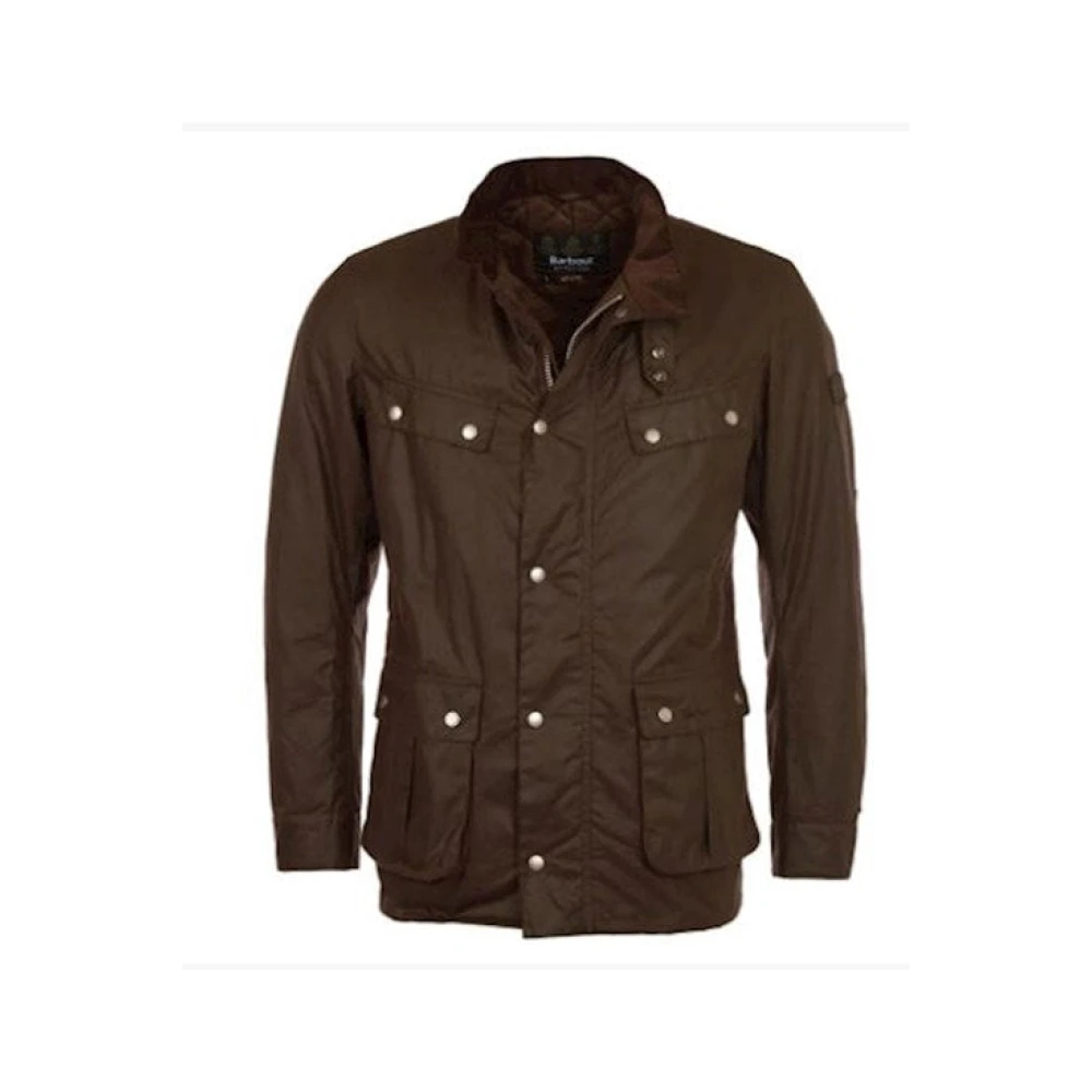 Barbour Duke Wax Jacket Brown, Herr