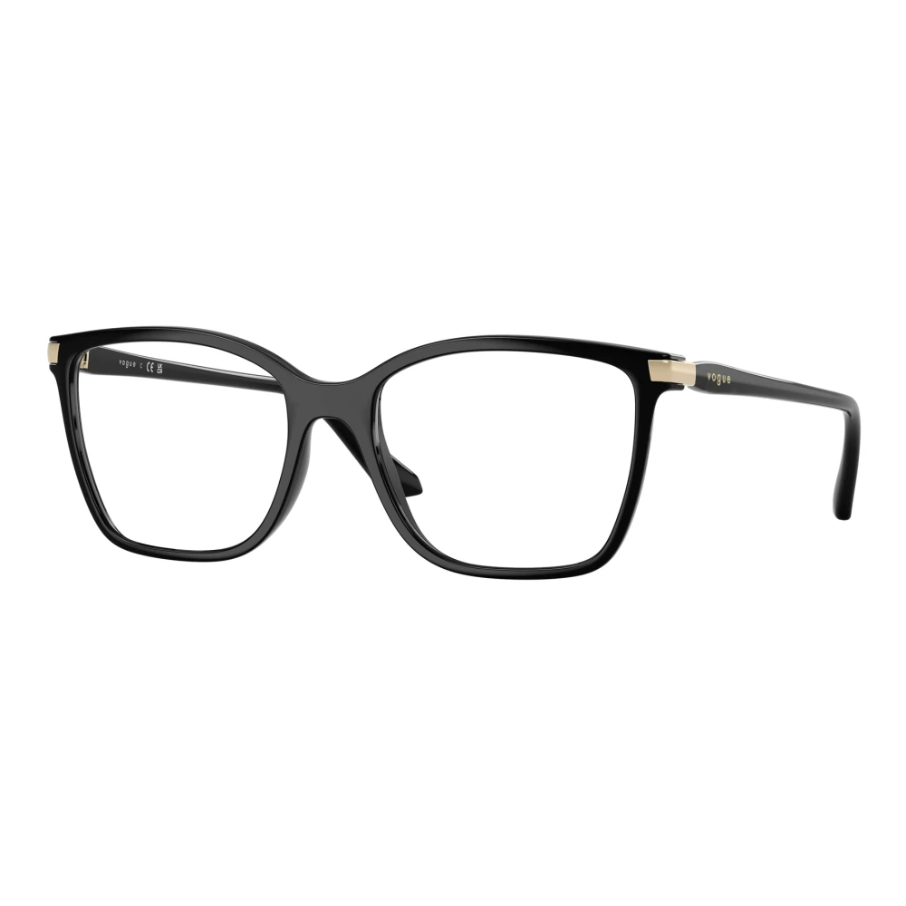 Vogue Women's Black Fashion Eyeglasses In Trendy Style - Glasses - 53 Mm - Accessories