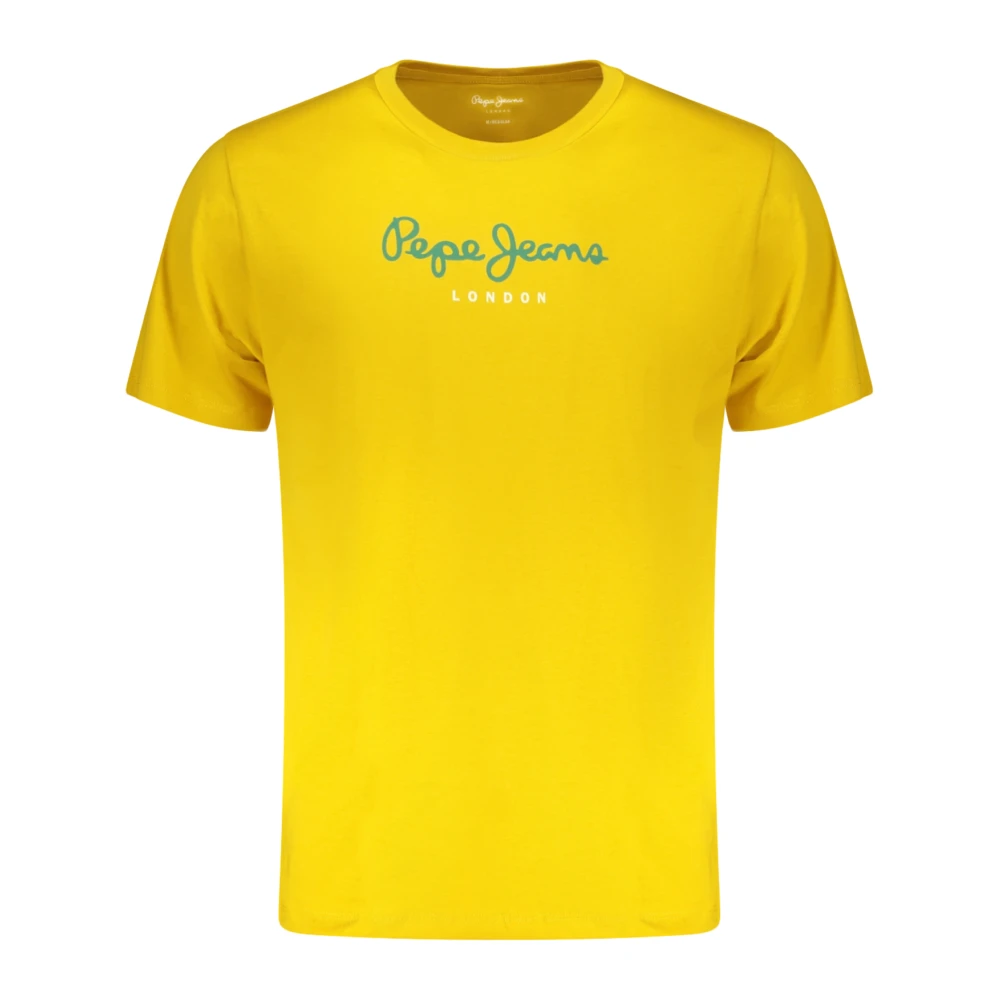 Pepe Jeans Herren T-Shirts Gelb Gr. Groß - Bild 4