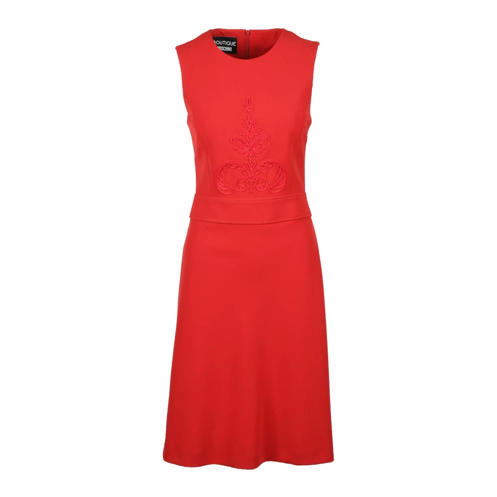 Moschino Rode Jurk uit Boutique Collectie Red Dames