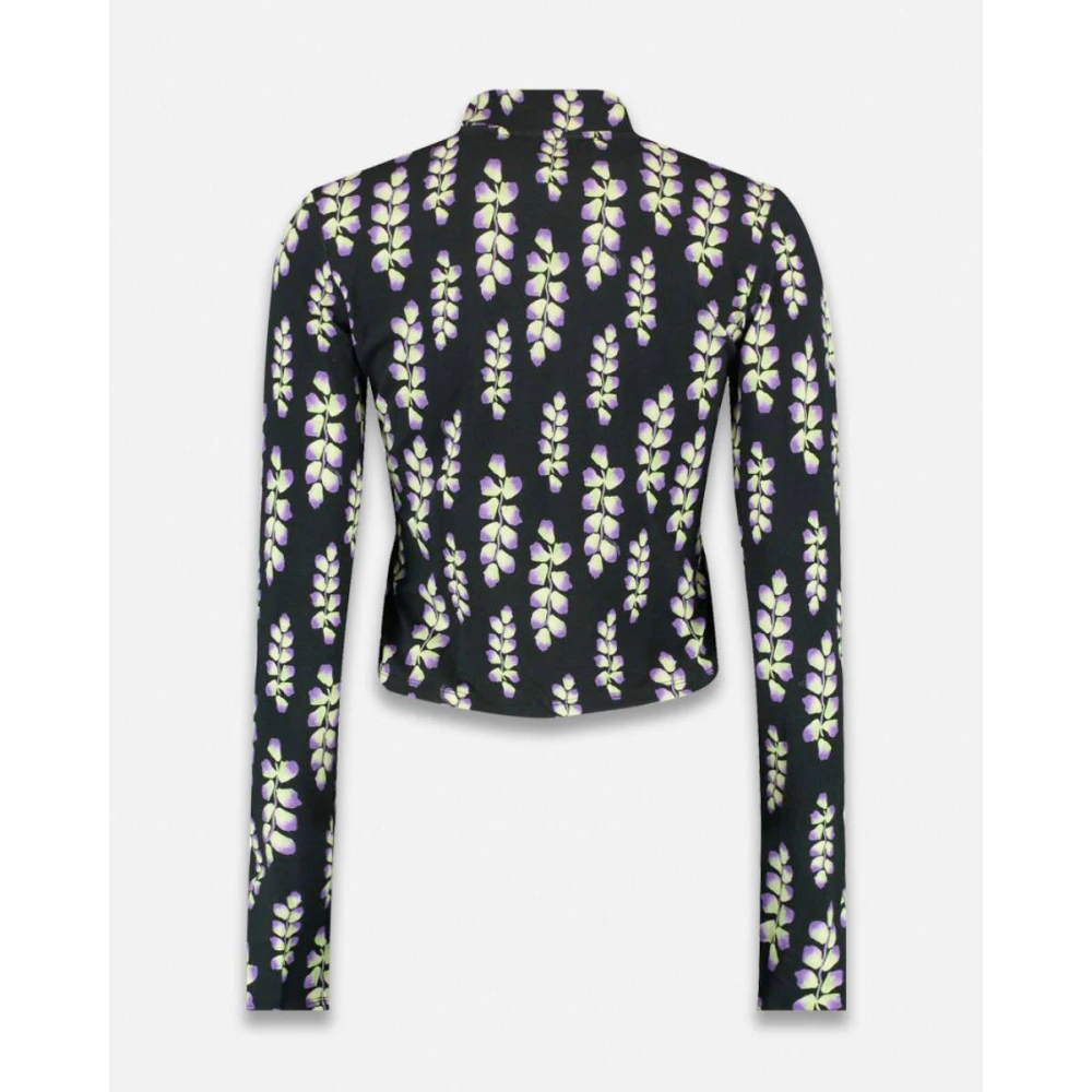 Harper & Yve Lange Mouw Top Jeff-Ls Black Dames