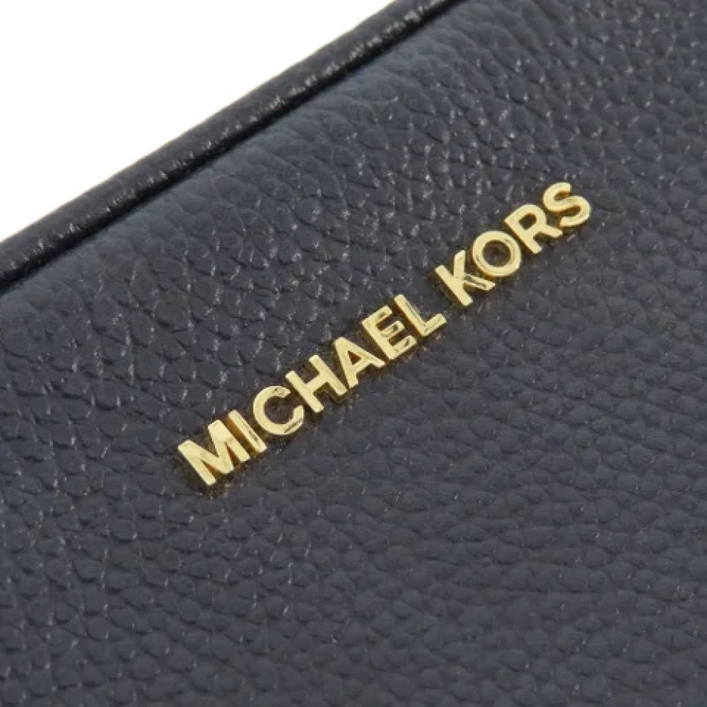 Michael Kors Pre-owned Leather shoulder-bags Blue Dames