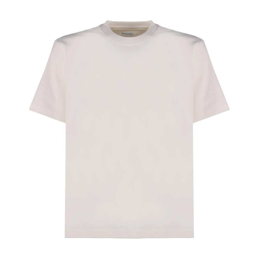 Bottega Veneta Oversized T-shirt met geborduurd logo White Heren