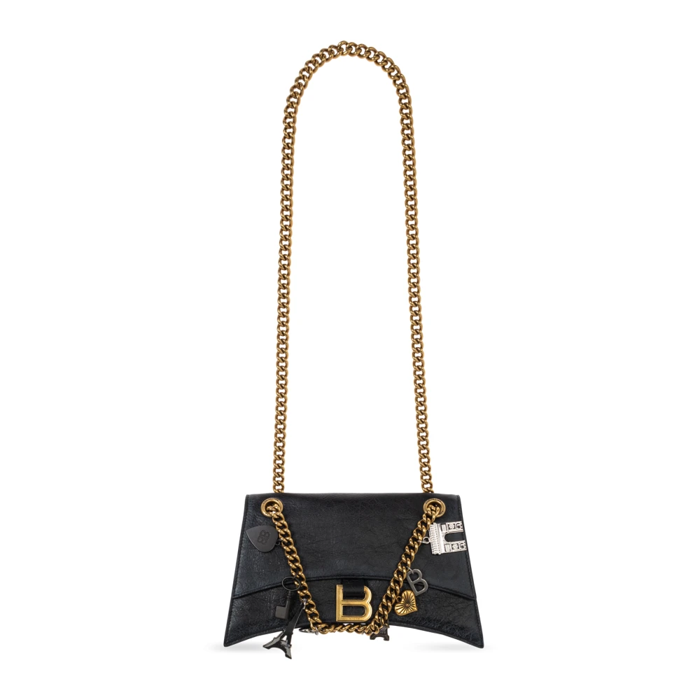 Balenciaga Schoudertas Crush Black Dames