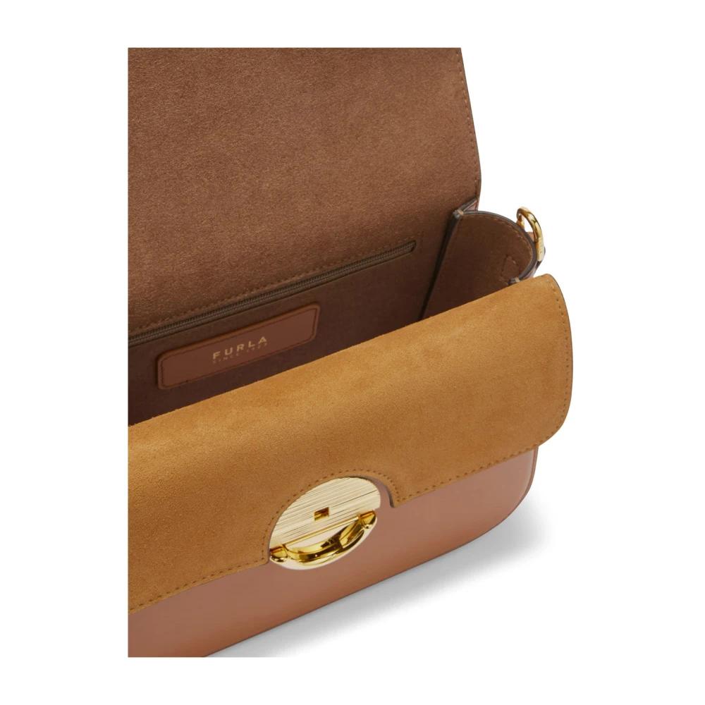 Furla Mini Top Handvat Tas Brown Dames