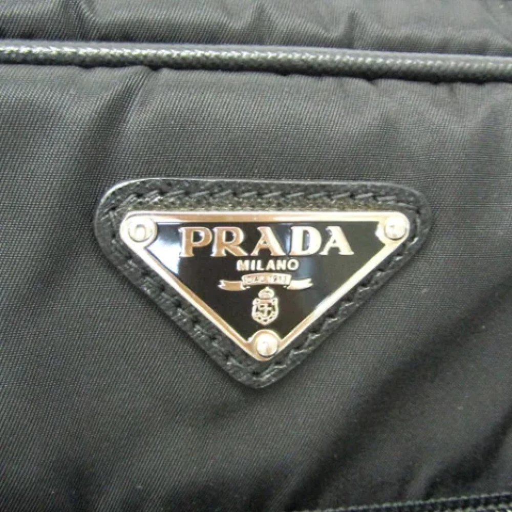 Prada Vintage Pre-owned Leather prada-bags Black Dames