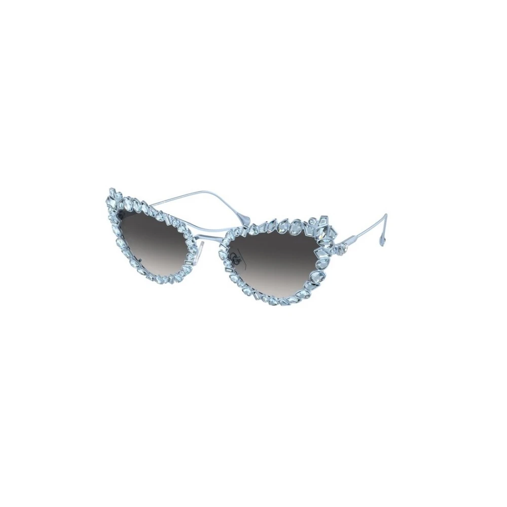 Swarovski , Sunglasses, Female, Blue, 56 Mm, Sunglasses - Image 4