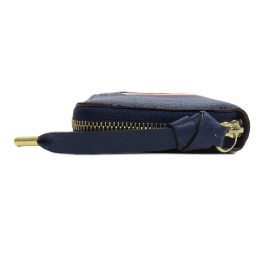 Bally Pre-owned Leather wallets Blue Dames