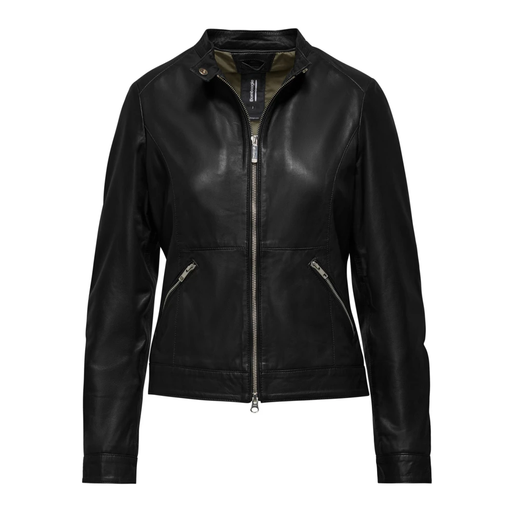BomBoogie Leather Jackets Black Dames