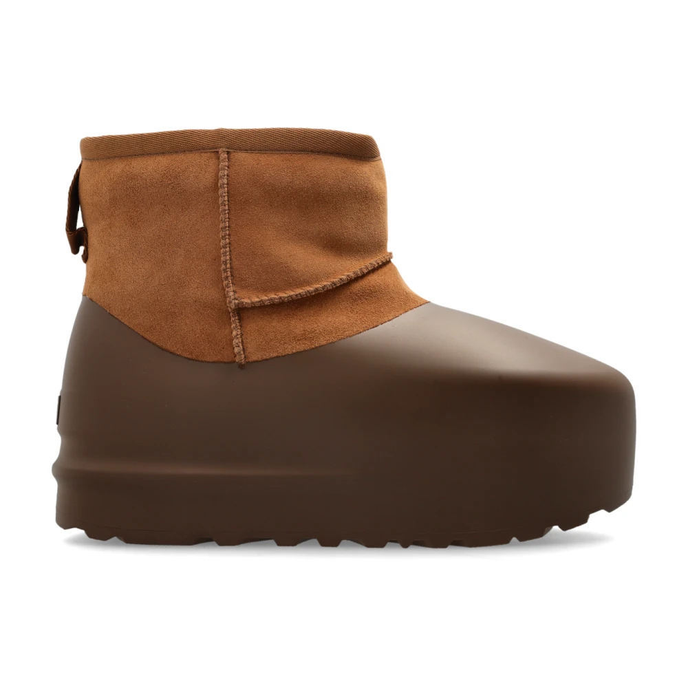 UGG Snö stövlar W Classic Mini Pumped Formgjutna Brown, Dam