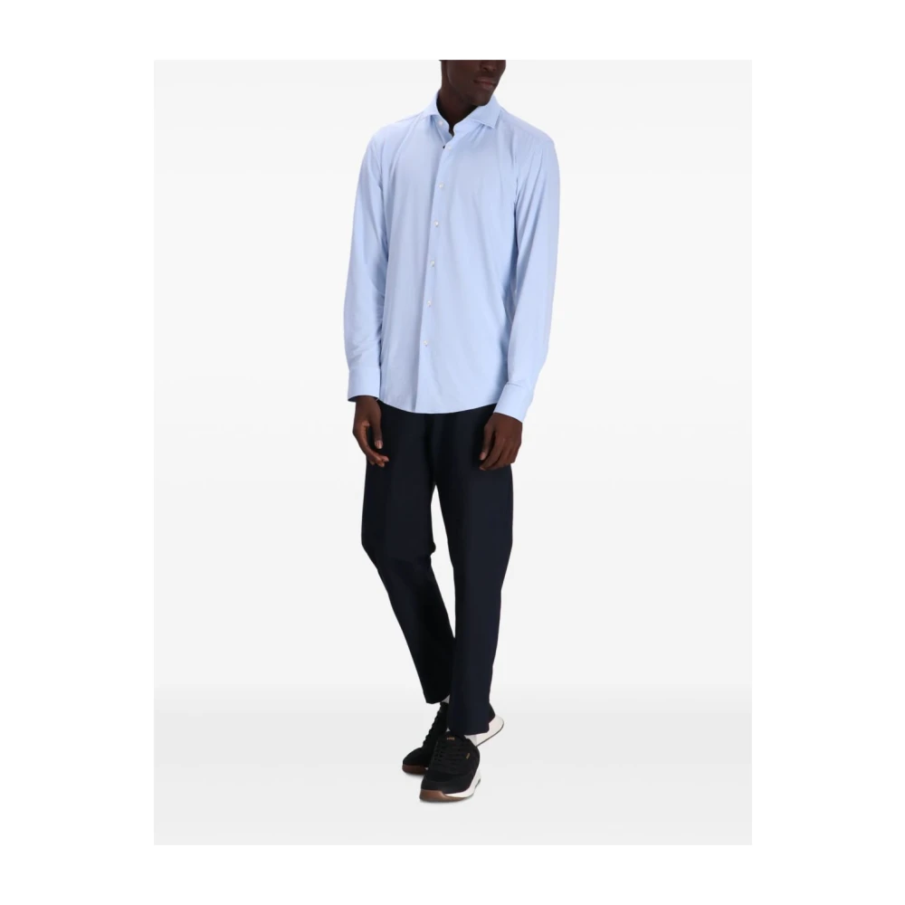 Hugo Boss Stijlvolle Overhemden Collectie Blue Heren