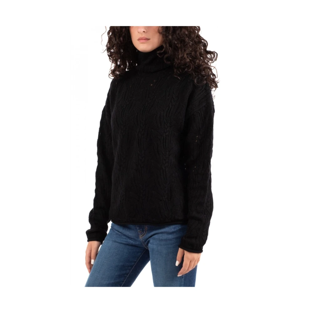 Max Mara Studio Elegante Studio Gebreide Top Black Dames
