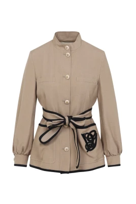 Caban Embroidered Logo Vg Jacket