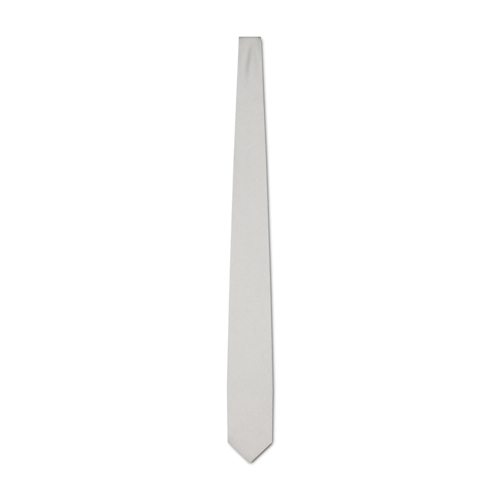 Altea Zijden stropdas met gestructureerd allover-design Gray Heren
