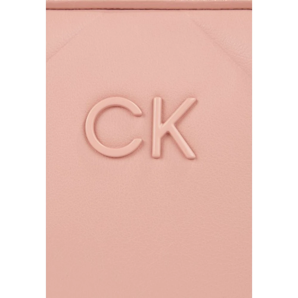 Calvin Klein Quilt Camera Tas voor Vrouwen Pink Dames