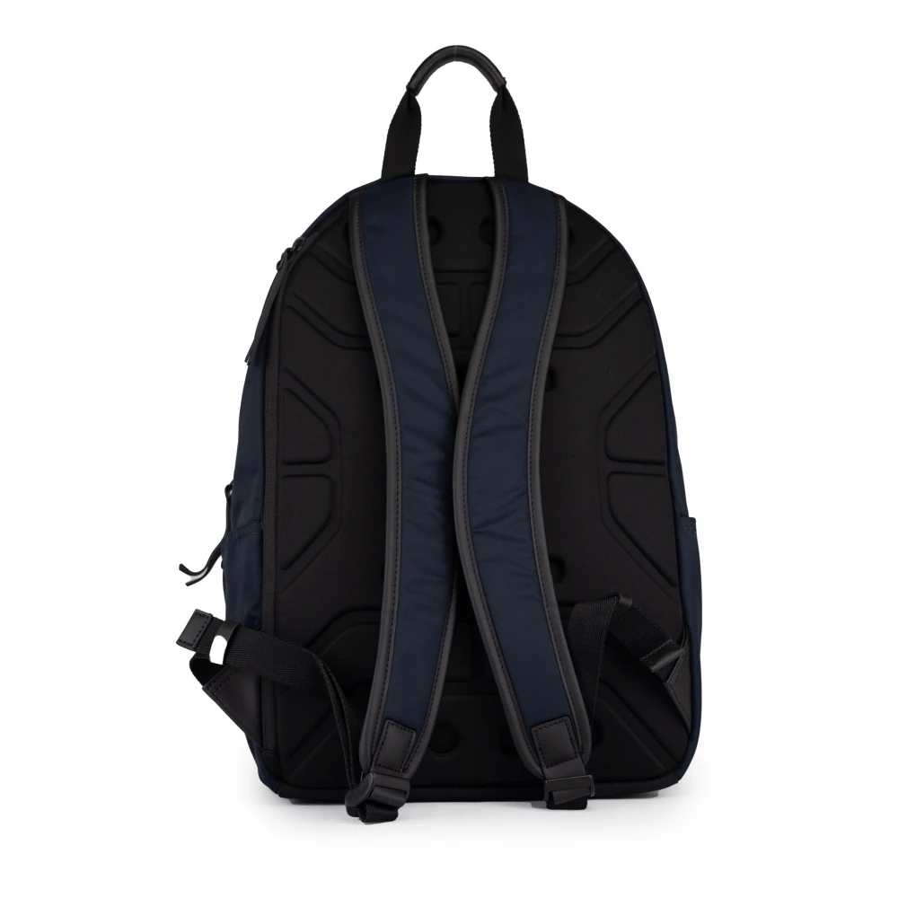 Premiata Blauwe Gabardine Heren Rugzak Blue Heren