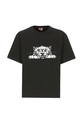 t-shirt-decontracte-a-manches-courtes-et-col-rond-avec-imprime-graphique