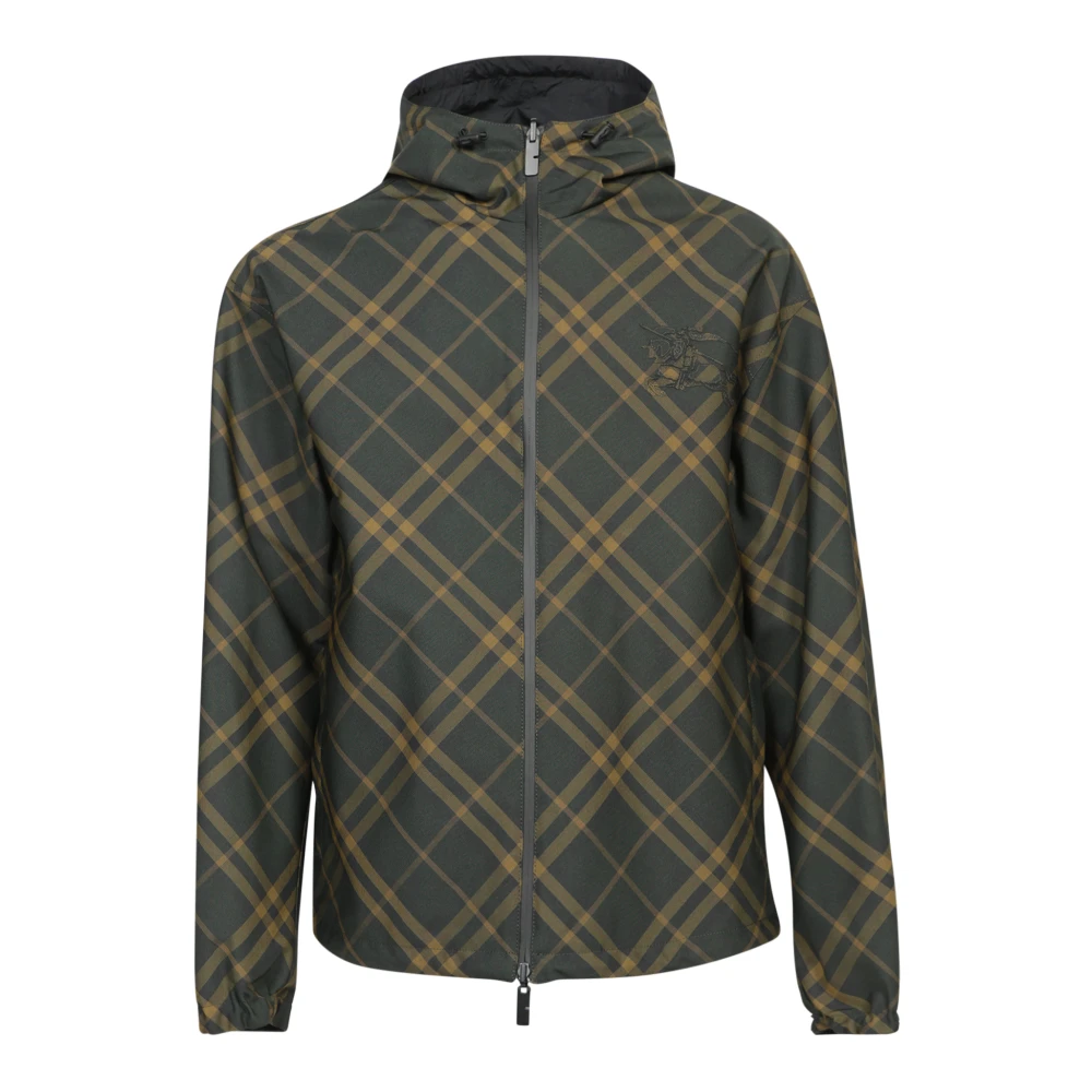 Burberry Zwarte jas voor mannen Aw24 Multicolor Heren