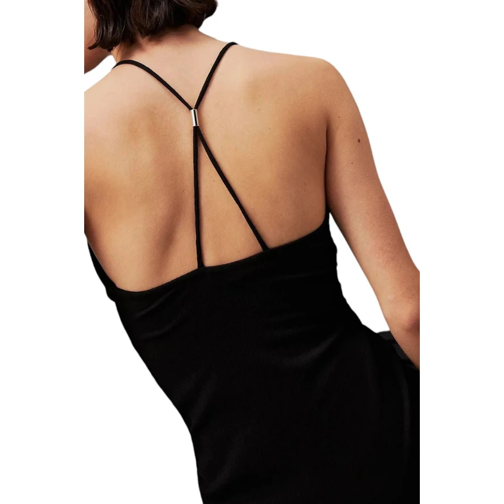 Calvin Klein Jeans Zwarte Jurken voor Vrouwen Black Dames