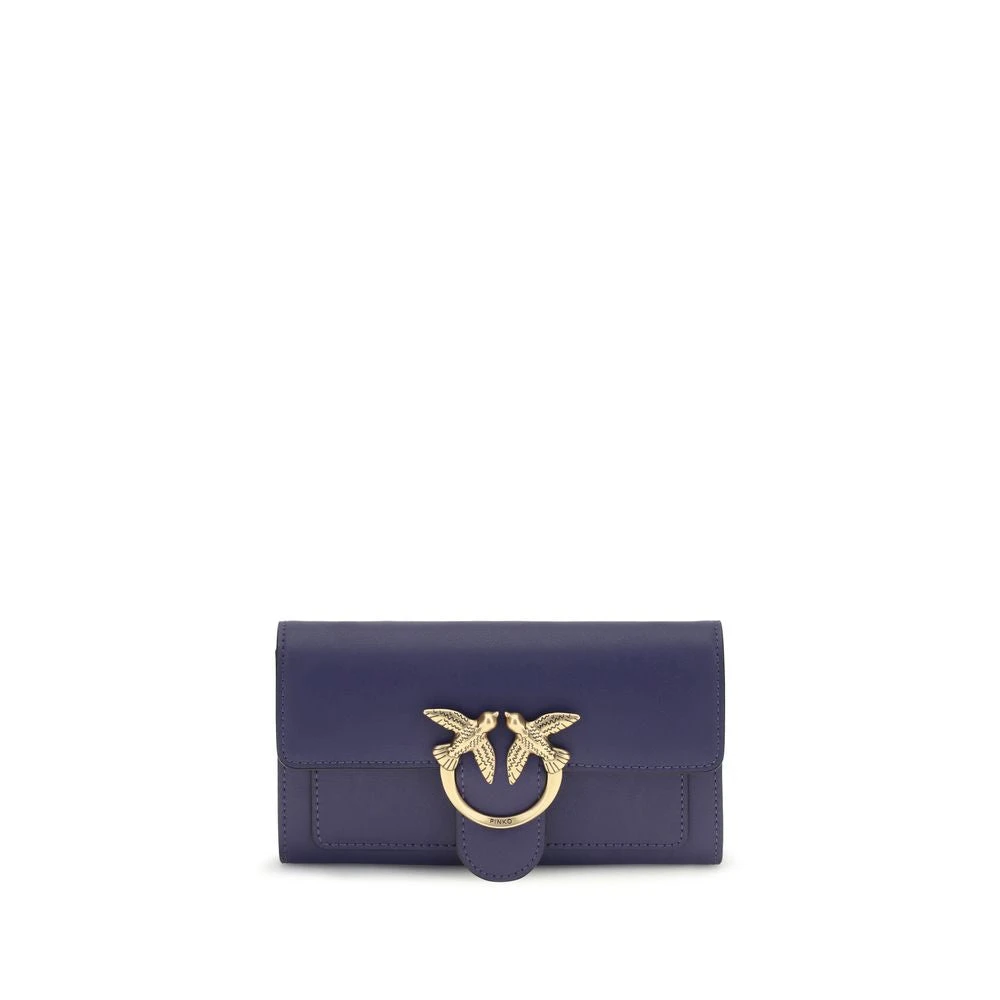 PINKO Blue Calf Leather Bos Taurus Wallet - Image 2