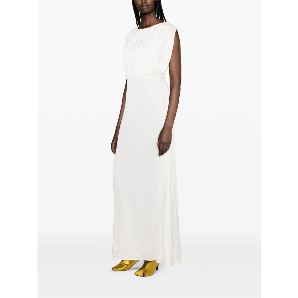 Jil Sander Elegante Avondjurk Beige Dames