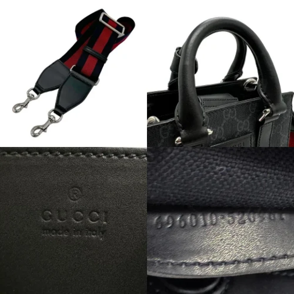 Gucci Vintage Pre-owned Plastic gucci-bags Black Dames