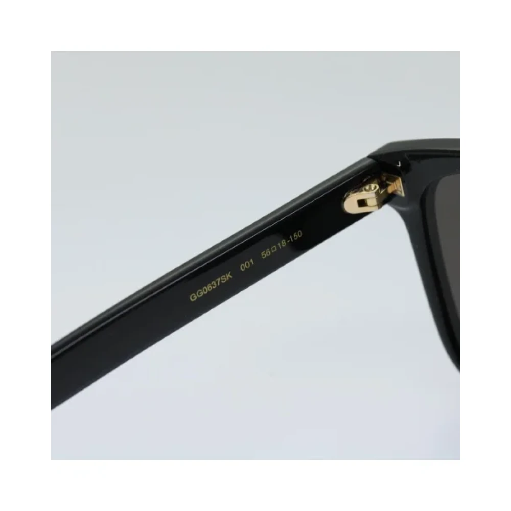 Gucci Vintage Pre-owned Plastic sunglasses Black Dames