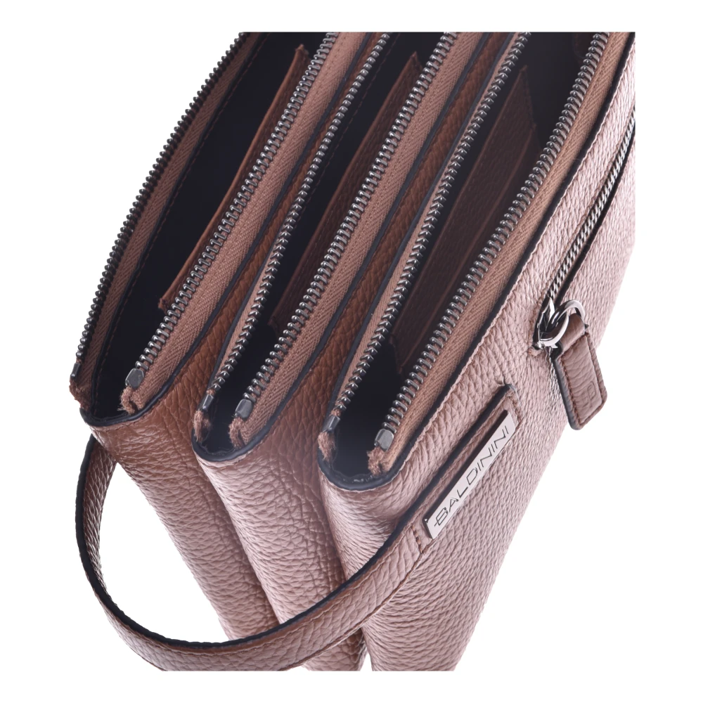 Baldinini Wallet van getrommeld leer Brown Heren