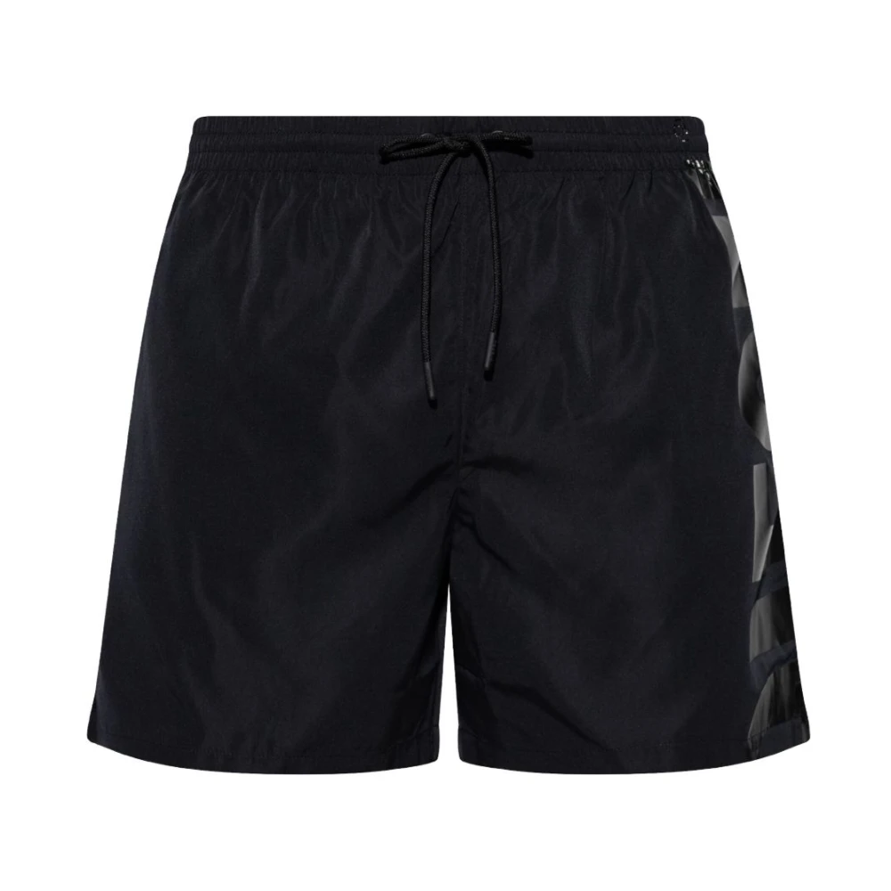 Diesel Men's Black Beachwear, S, Rio-41-D-Core Swim Shorts