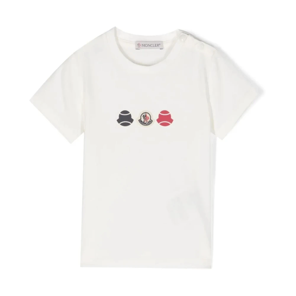 Moncler Barn T-Shirt SS - Trendig Kollektion White, Pojke