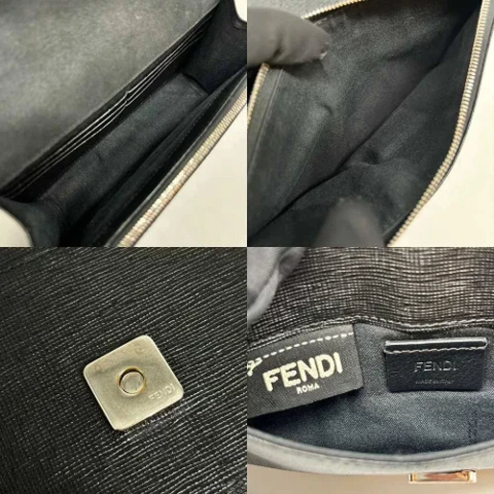 Fendi Vintage Pre-owned Leather fendi-bags Black Dames