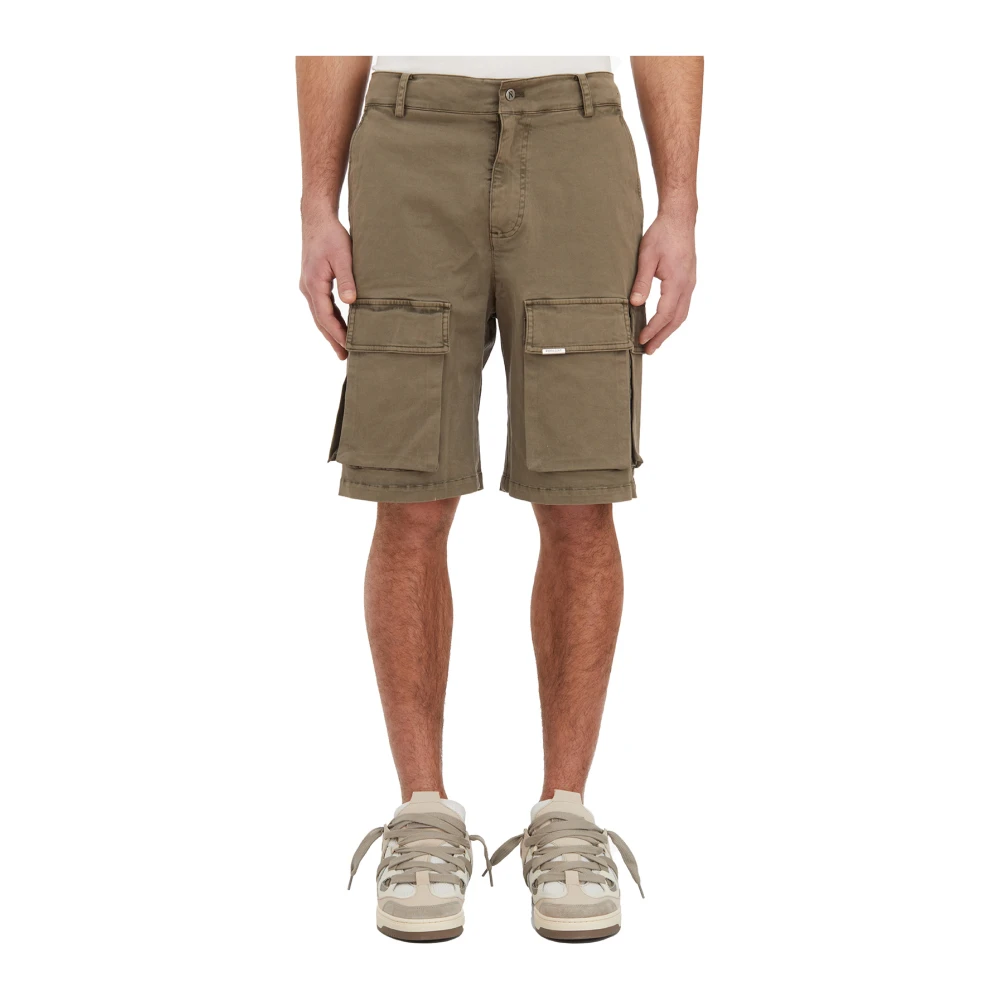 Represent Cargo Bermuda Shorts Gray Heren