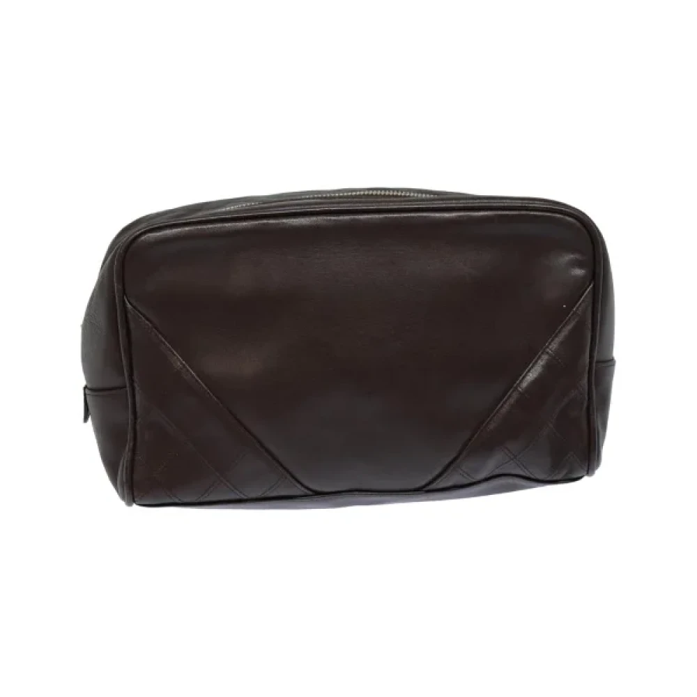 Chanel Vintage Pre-owned Leather chanel-bags Brown Dames