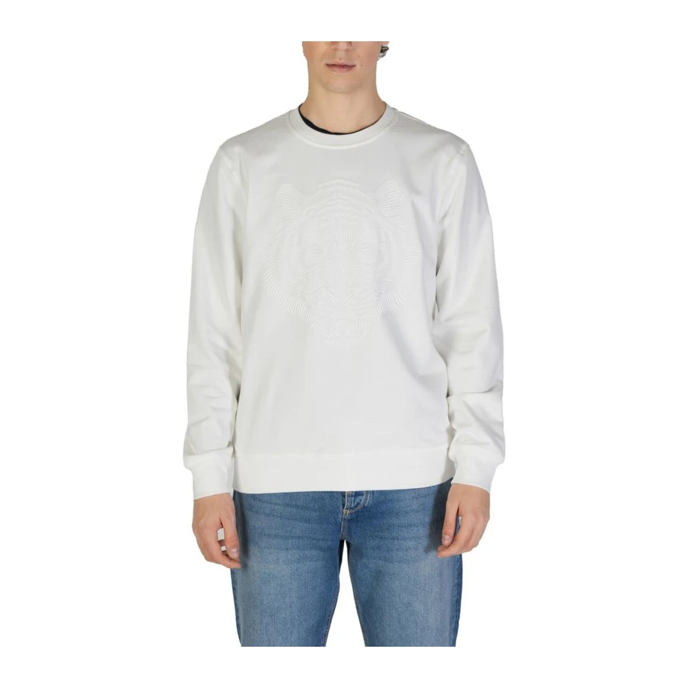 Antony Morato Witte Katoenmix Longsleeve Shirt White Heren
