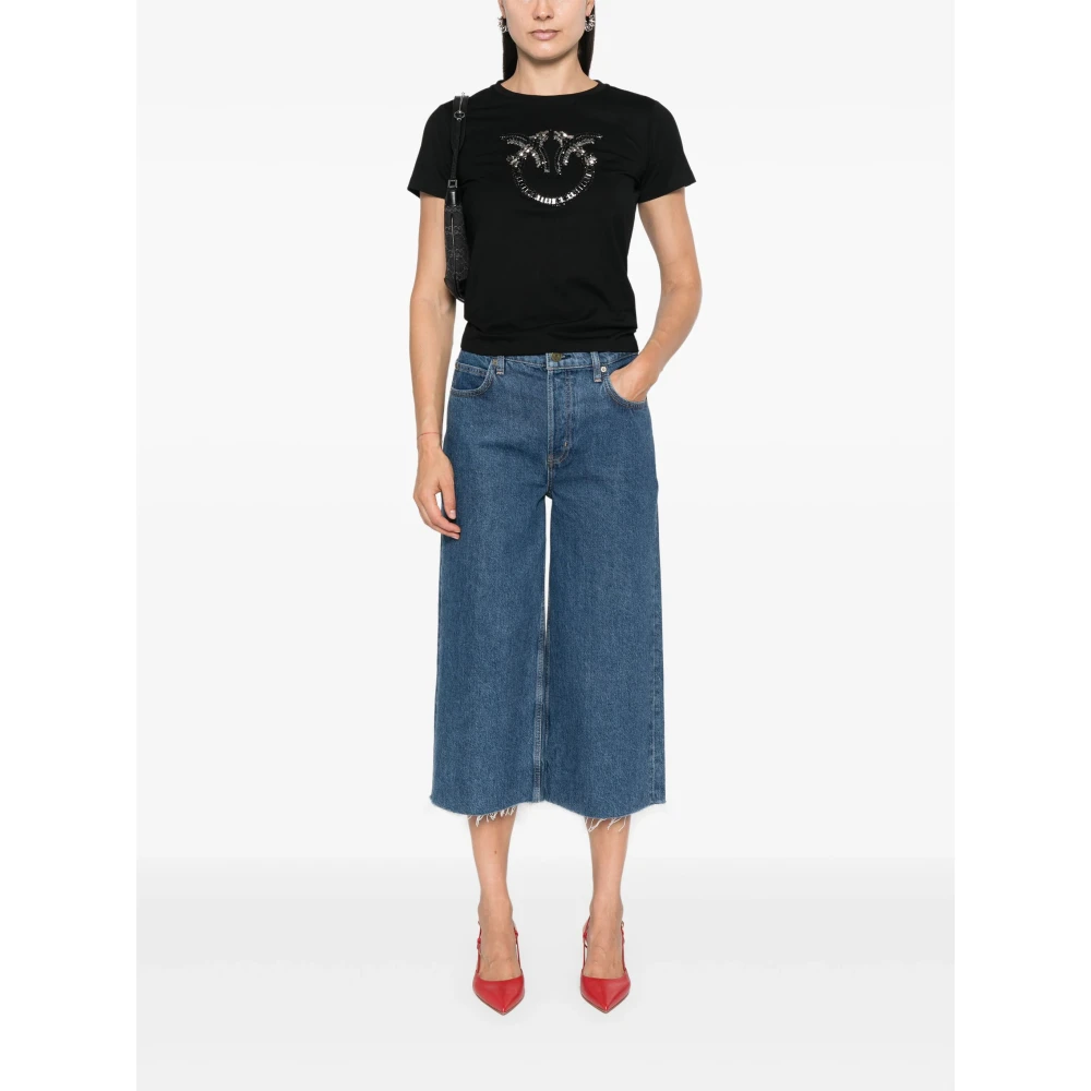 pinko Quentin T-shirt Black Dames