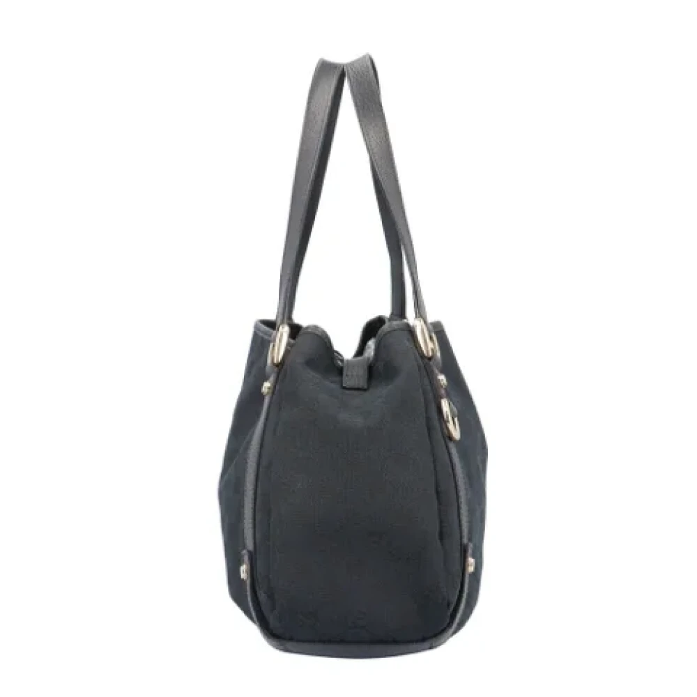 Gucci Vintage Pre-owned Canvas gucci-bags Black Dames