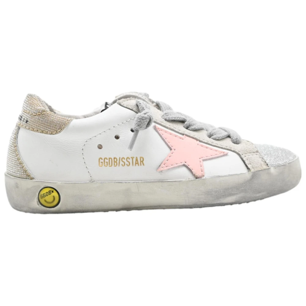 Golden Goose Superstar Vit Silver Guld Sneakers White, Unisex