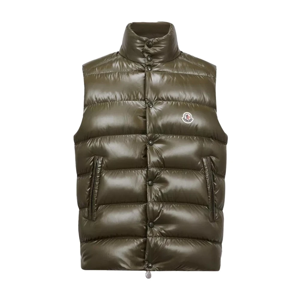 Moncler - Jackets > Vests - Green - Moncler - Modalova