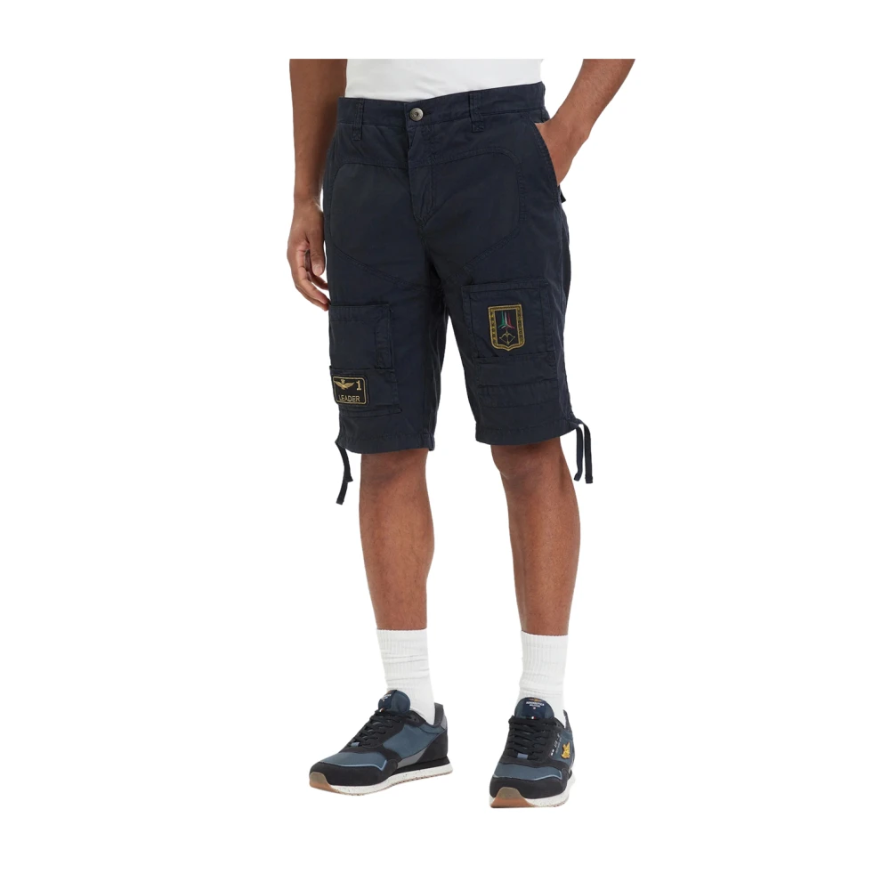 Aeronautica Militare Men's Blue Bermuda Shorts - Casual Shorts - Xl - Shorts