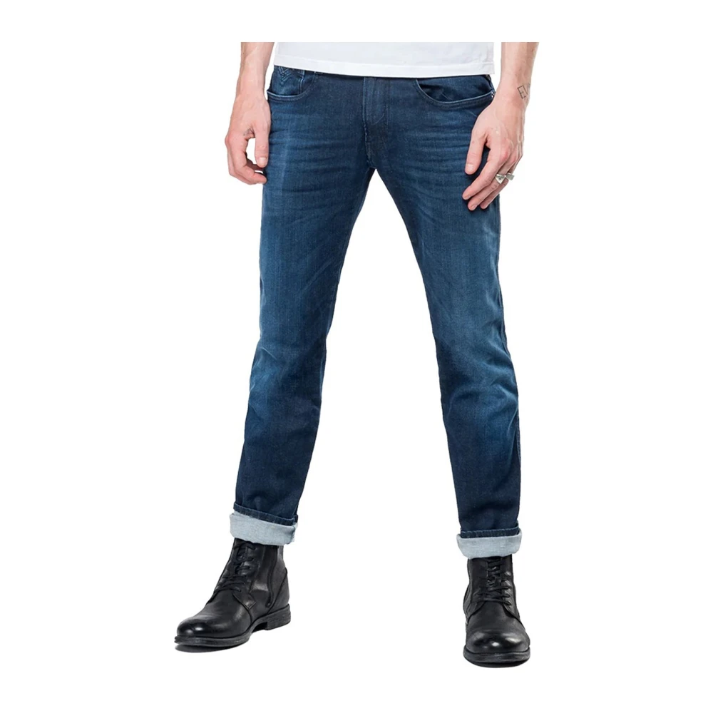 Replay Donkerblauwe Denim Jeans Blue Heren