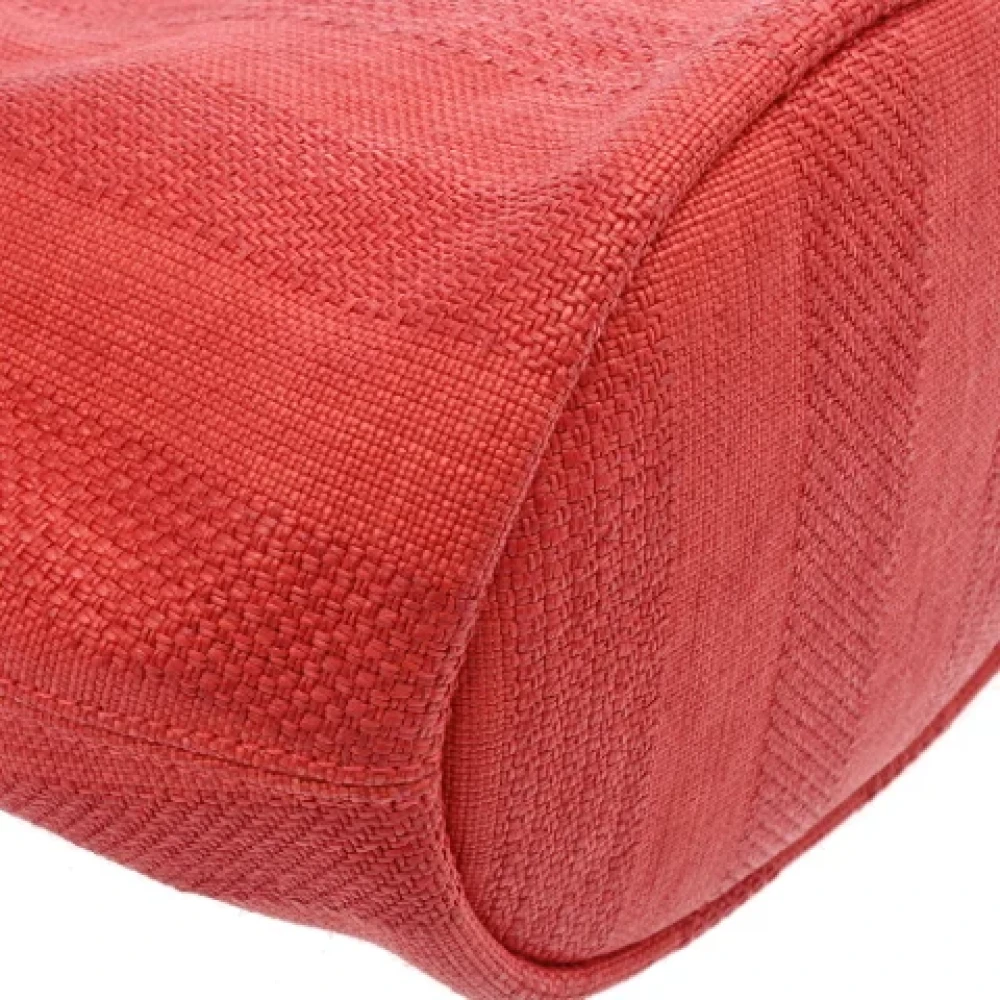 Chanel Vintage Pre-owned Fabric chanel-bags Red Dames