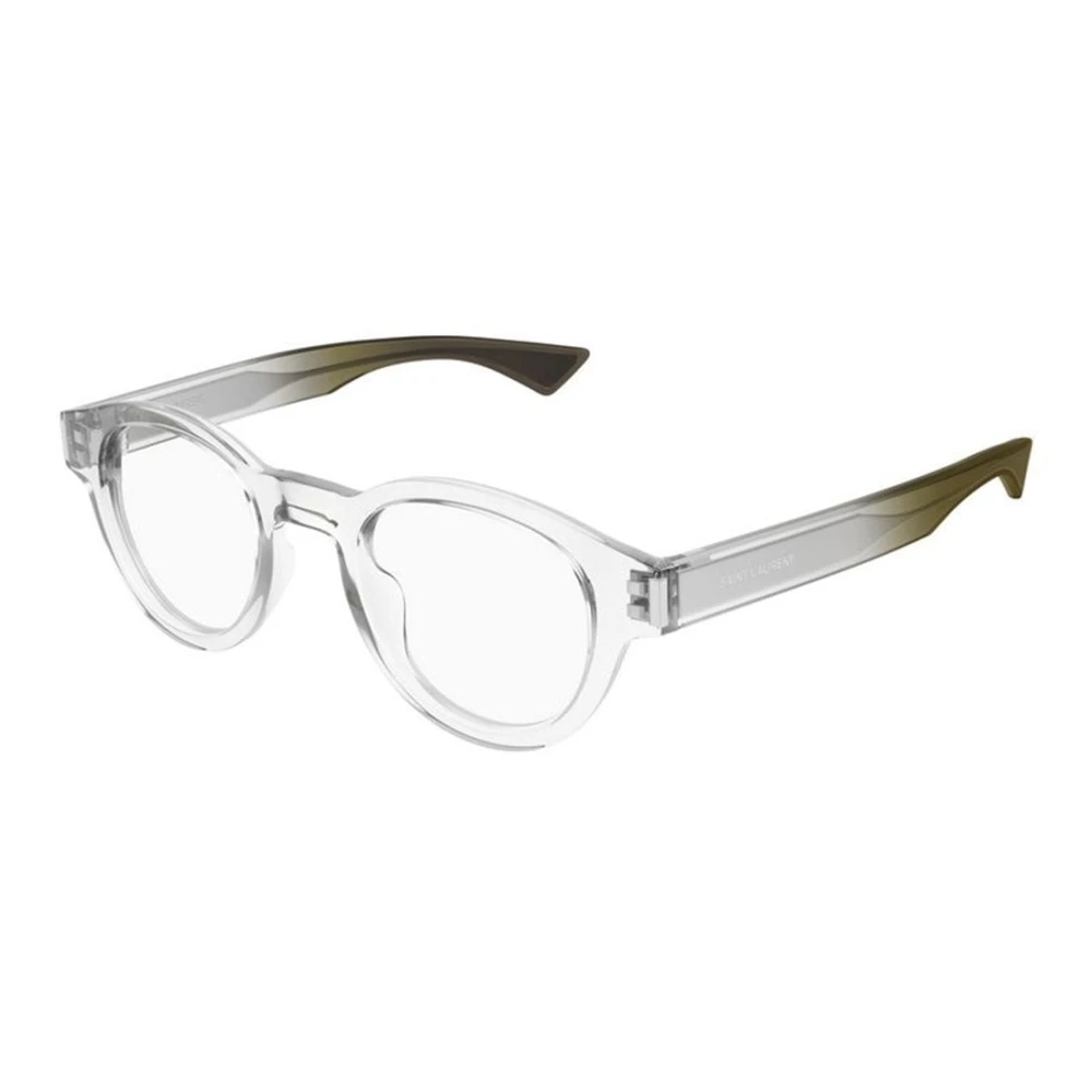 Saint Laurent Unisex Gray Corner Angle Optical Frame
