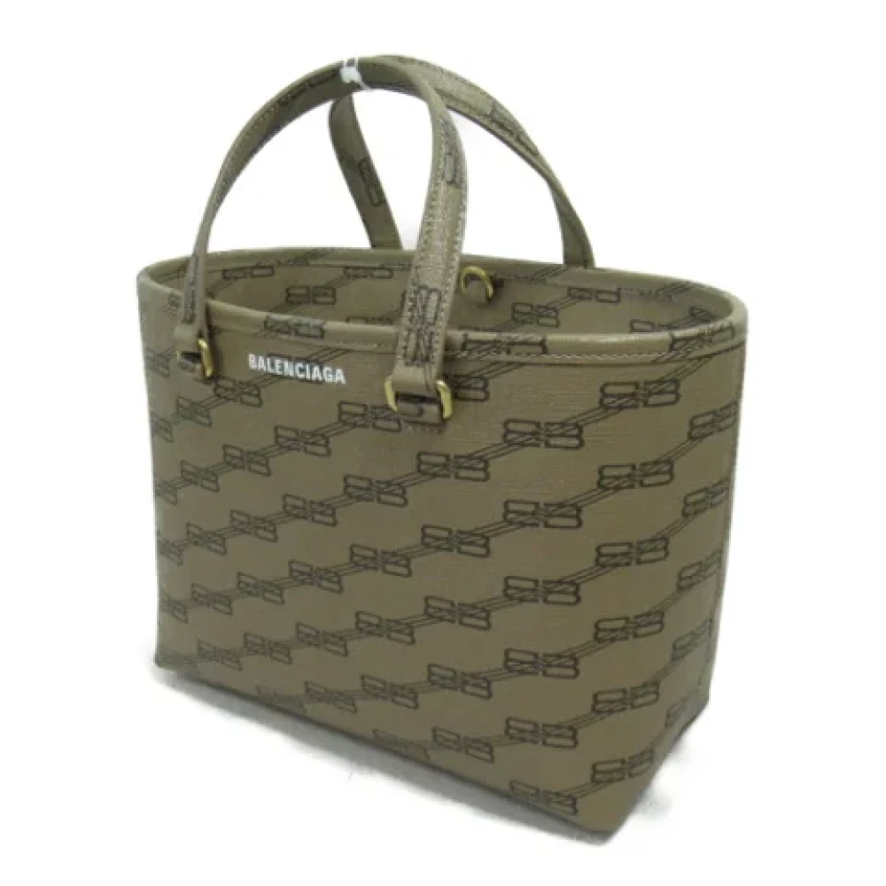 Balenciaga Vintage Pre-owned Fabric shoulder-bags Brown Dames