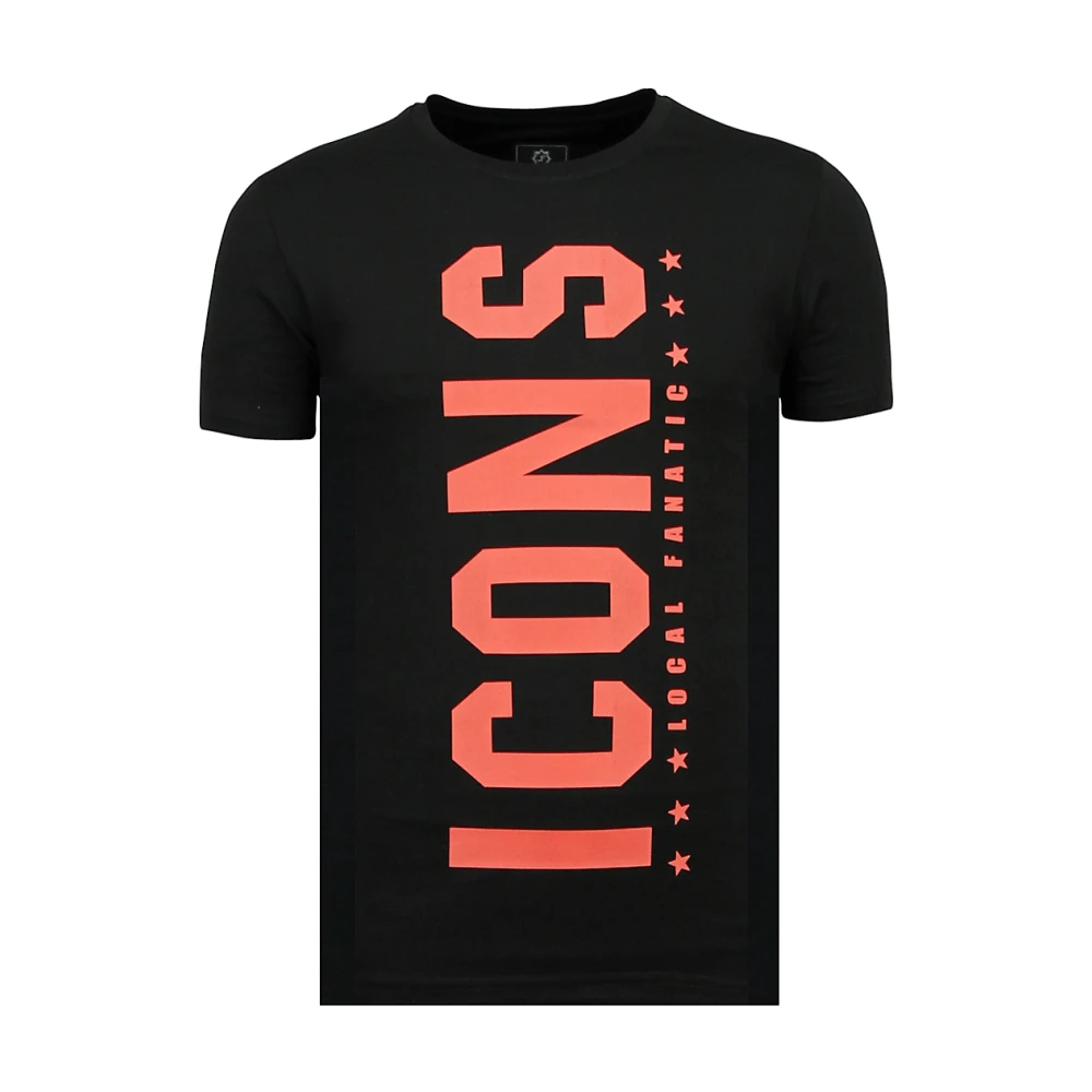 Local Fanatic Icons Vertical T shirt - Online Klädaffär - 6362Z Black, Herr