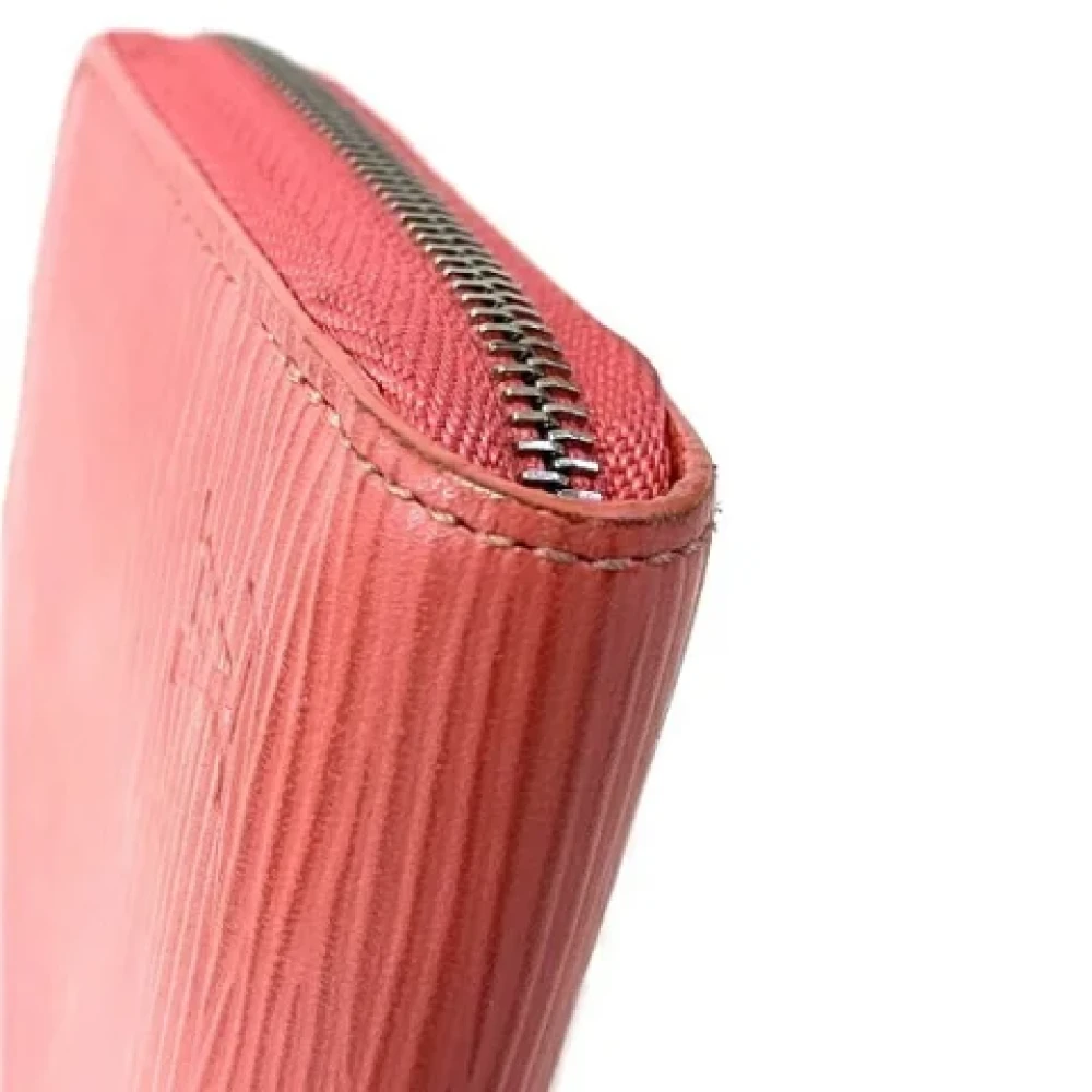 Louis Vuitton Vintage Pre-owned Leather wallets Pink Dames