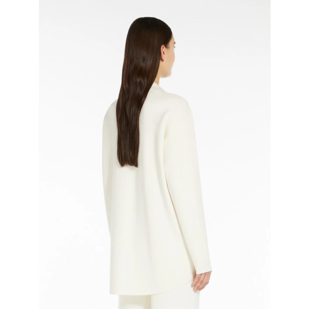 Max Mara Viscose cardigan met riem White Dames