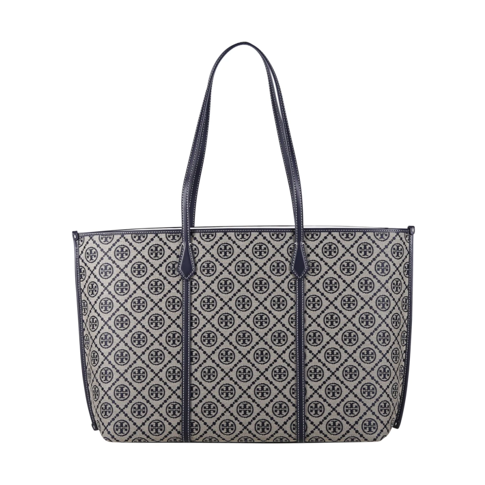 Tory Burch Women's Blue T Monogram Perry Tote - Shopping Bags - One Size - Bags