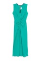 robe-vert-sarcelle-a-col-en-v-avec-details-plisses